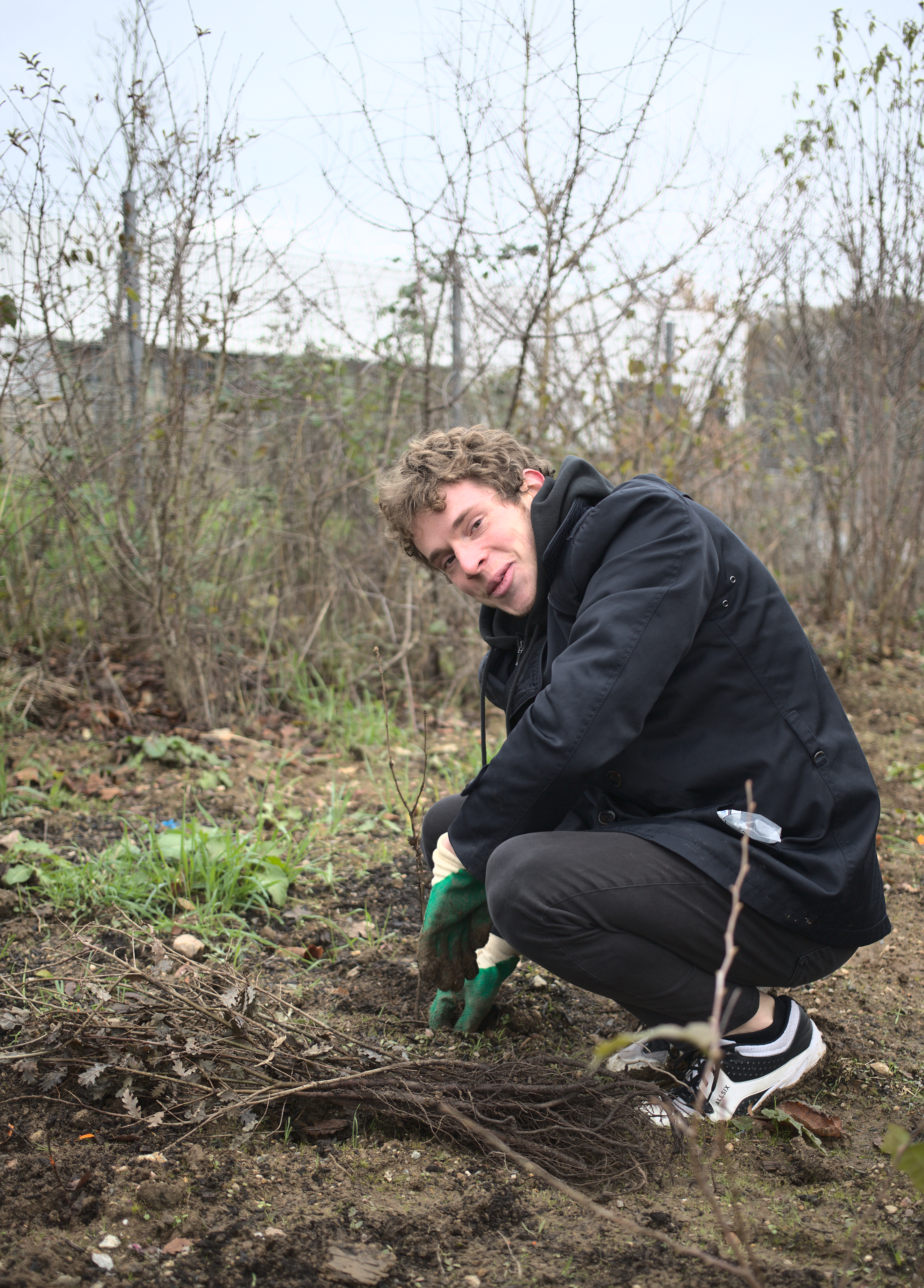 Plantation participative arbres — 15 décembre 2022, Campus Nantes
