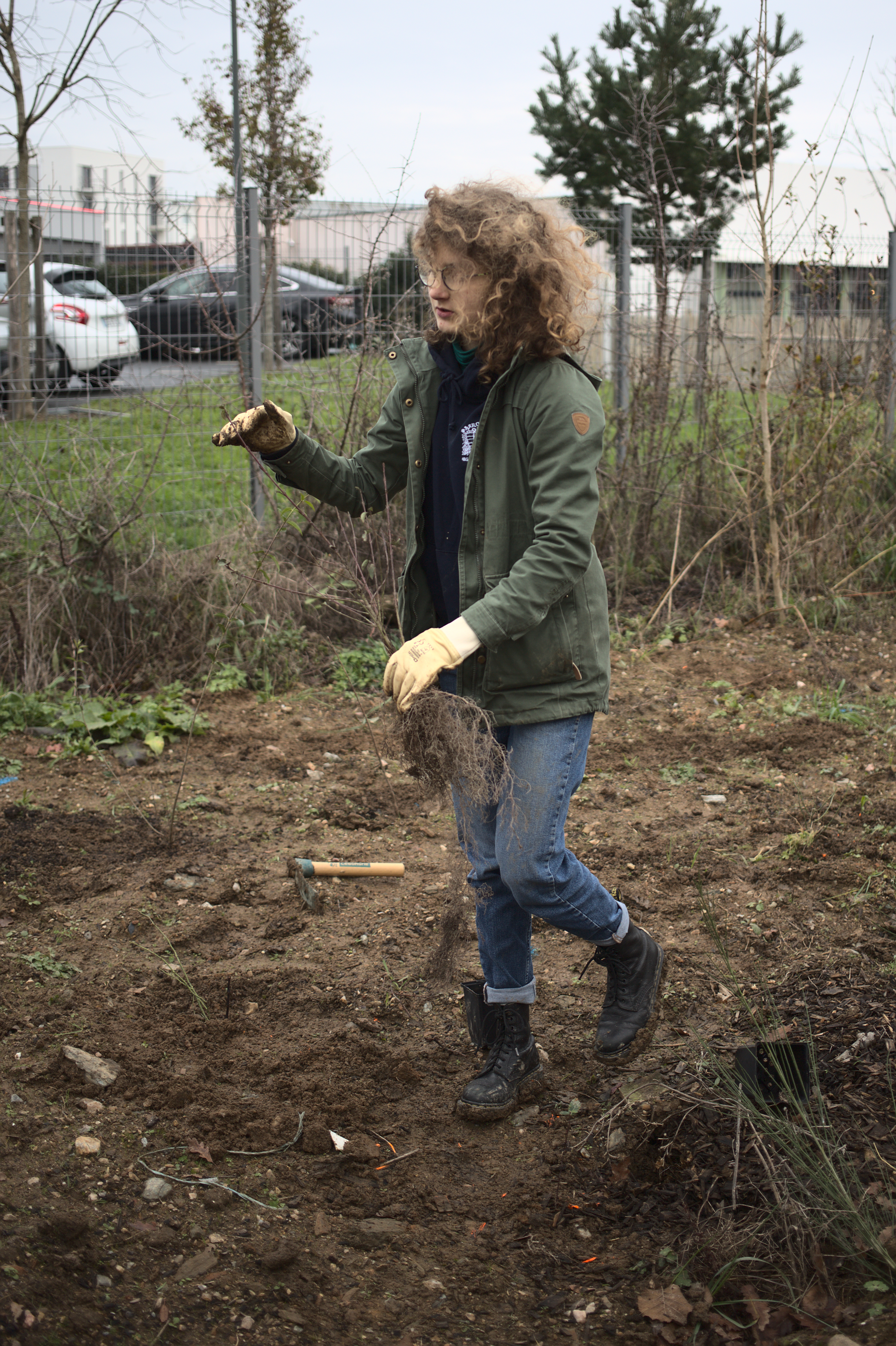 Plantation participative arbres — 15 décembre 2022, Campus Nantes