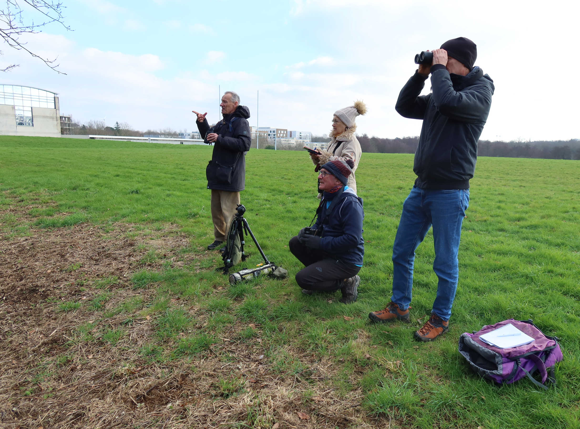 Comptage oiseaux — 29 janvier 2023, Campus Nantes