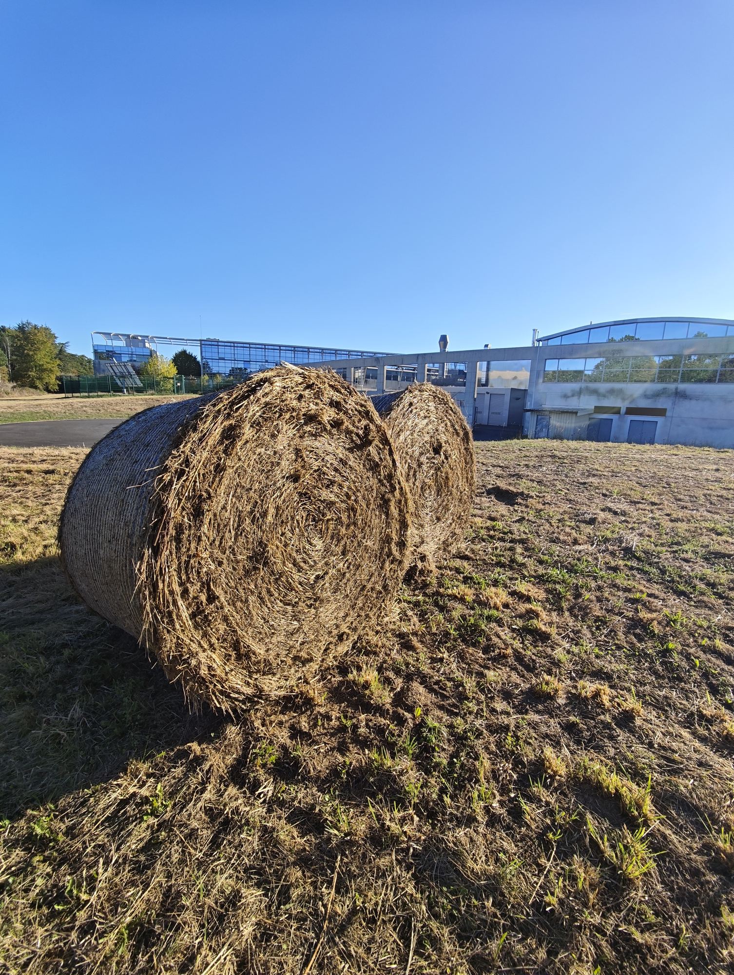 Deux balles rondes sur une parcelle fauchée — 22 septembre 2026, Campus Nantes