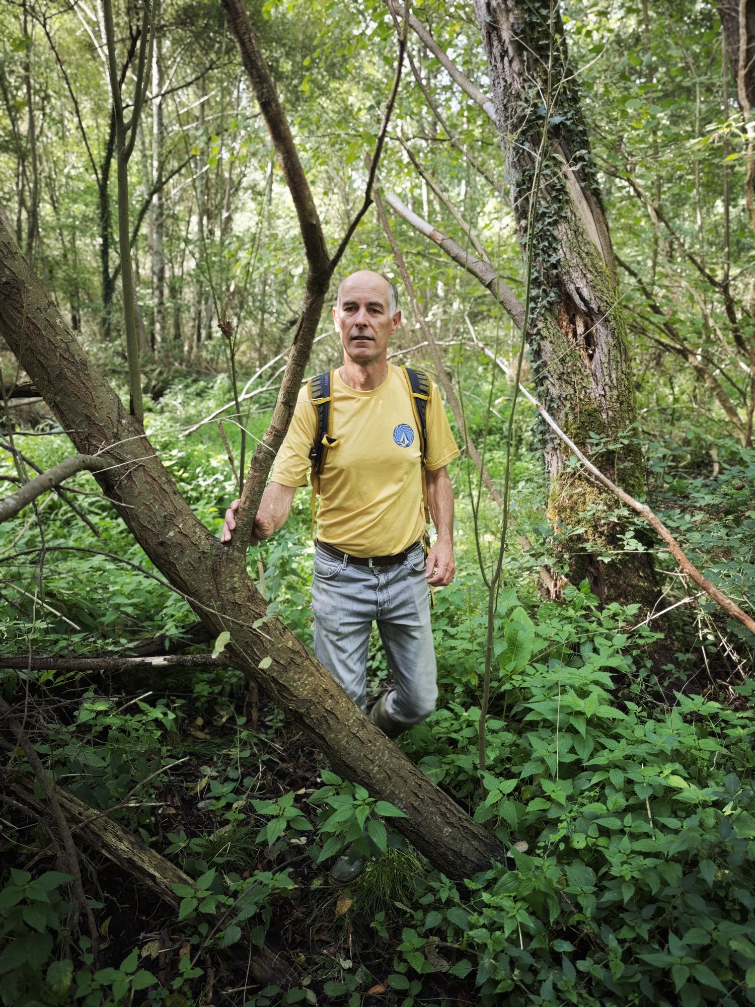Progression dans le sous-bois de la ripisylve du ruisseau de la Conardière — 29 septembre 2026, Campus Nantes